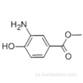 Metil 3-amino-4-hidroxibenzoato CAS 536-25-4